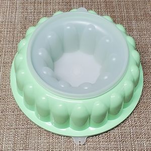 Vintage Green Tupperware Jello Mold